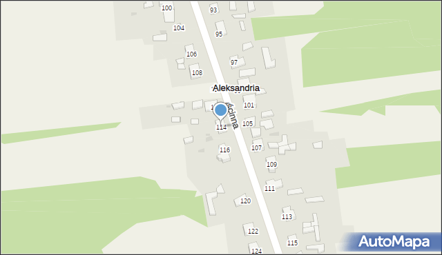 Aleksandria, Gościnna, 114, mapa Aleksandria