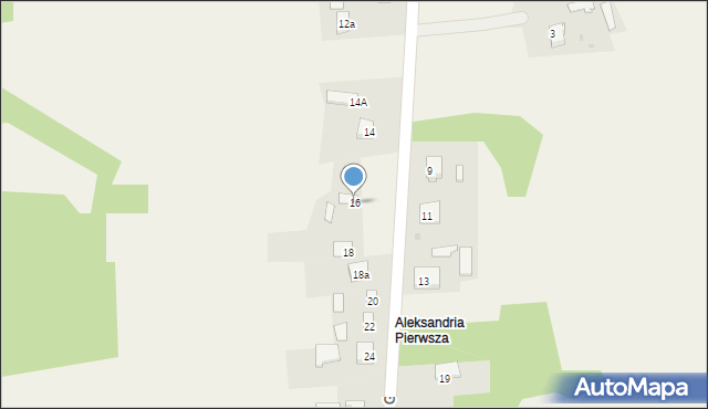 Aleksandria, Gościnna, 16, mapa Aleksandria