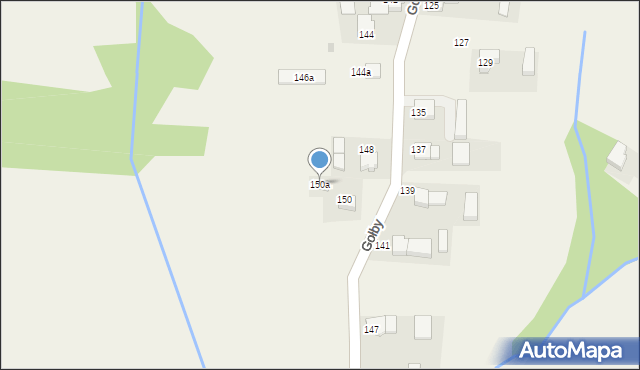 Bachowice, Gołby, ks., 150a, mapa Bachowice