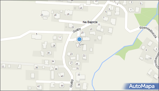 Bachowice, Gołby, ks., 17, mapa Bachowice