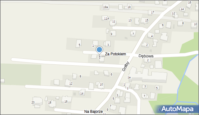 Bachowice, Gołby, ks., 2, mapa Bachowice