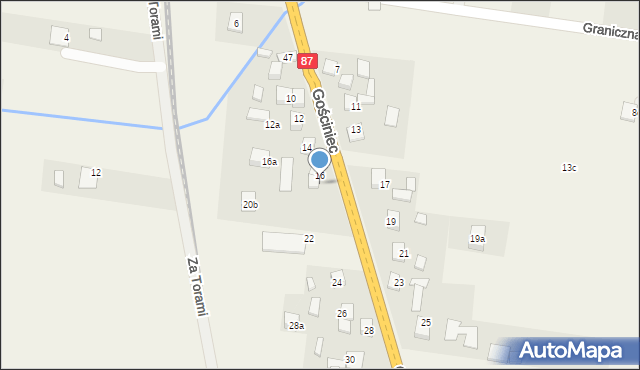 Barcice Dolne, Gościniec, 18, mapa Barcice Dolne