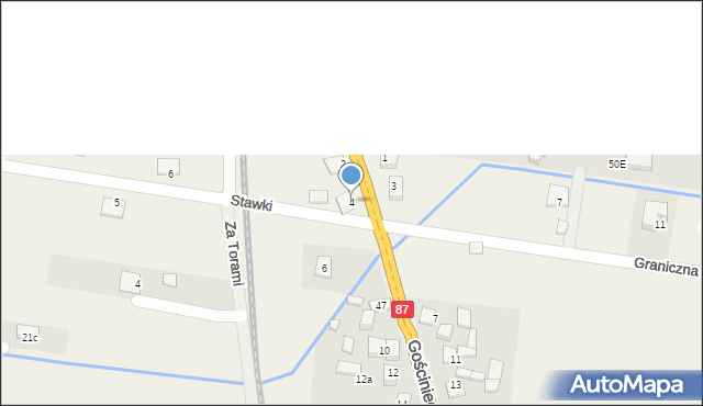 Barcice Dolne, Gościniec, 4, mapa Barcice Dolne