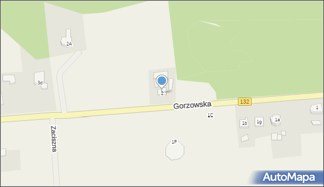 Białcz, Gorzowska, 2, mapa Białcz