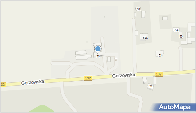 Białcz, Gorzowska, 50, mapa Białcz