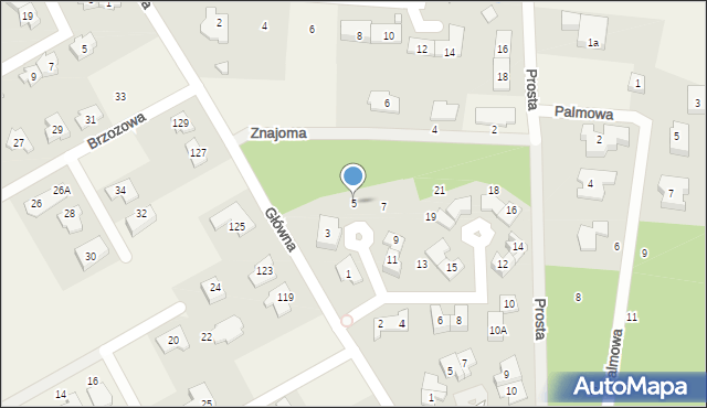 Bobrowiec, Gościnna, 5, mapa Bobrowiec