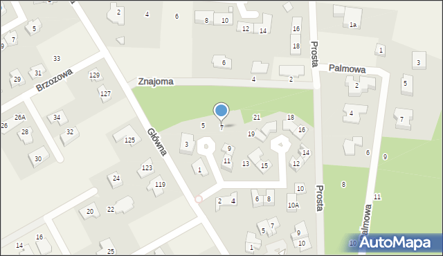 Bobrowiec, Gościnna, 7, mapa Bobrowiec