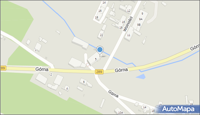 Brody, Górna, 5/3, mapa Brody