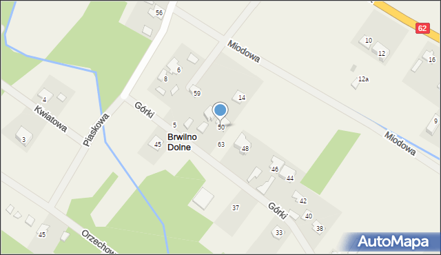 Brwilno Dolne, Górki, 50, mapa Brwilno Dolne