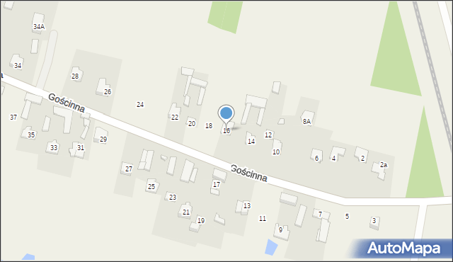 Cyganka, Gościnna, 16, mapa Cyganka