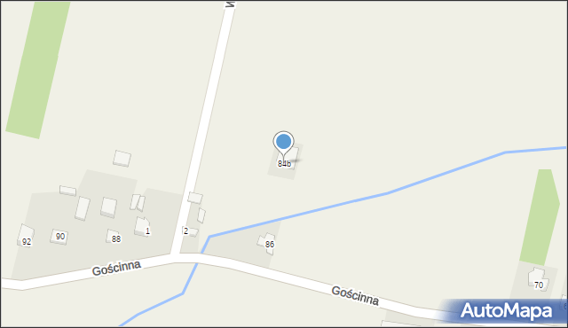 Cyganka, Gościnna, 84b, mapa Cyganka