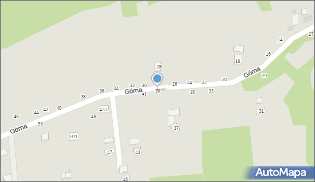 Czchów, Górna, 39, mapa Czchów