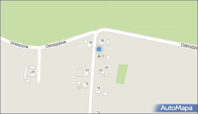 Czerwionka-Leszczyny, Górnicza, 86, mapa Czerwionka-Leszczyny