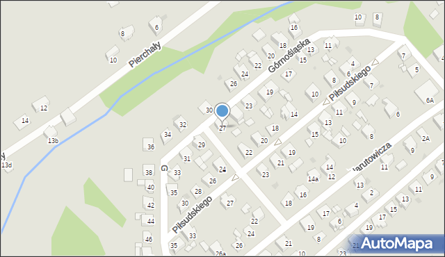 Czerwionka-Leszczyny, Górnośląska, 27, mapa Czerwionka-Leszczyny