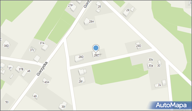 Czyżowice, Gorzycka, 28E, mapa Czyżowice