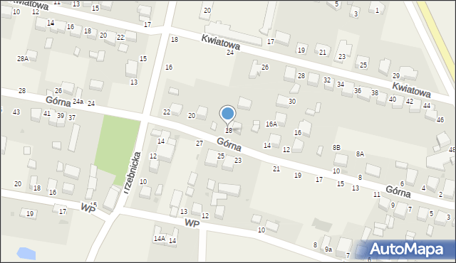 Dobroszyce, Górna, 18, mapa Dobroszyce