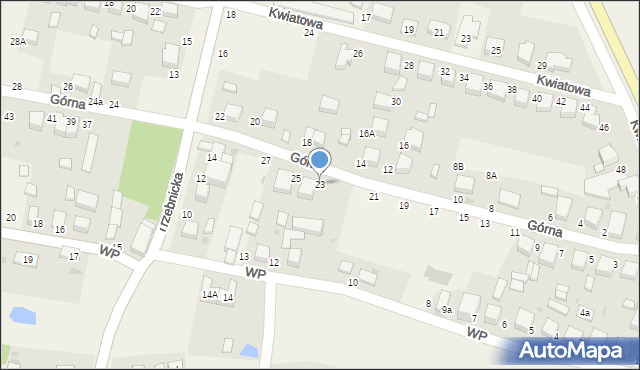 Dobroszyce, Górna, 23, mapa Dobroszyce