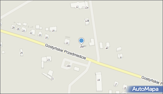 Dolsk, Gostyńskie Przedmieście, 14a, mapa Dolsk
