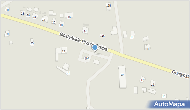 Dolsk, Gostyńskie Przedmieście, 19A, mapa Dolsk
