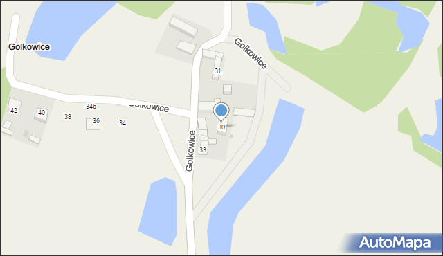 Droglowice, Golkowice, 30, mapa Droglowice