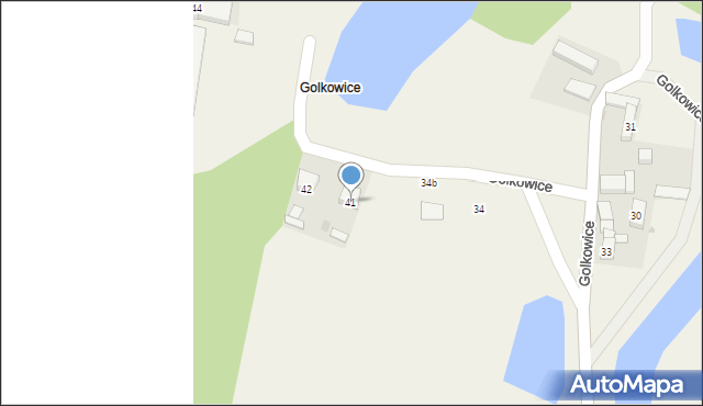 Droglowice, Golkowice, 41, mapa Droglowice