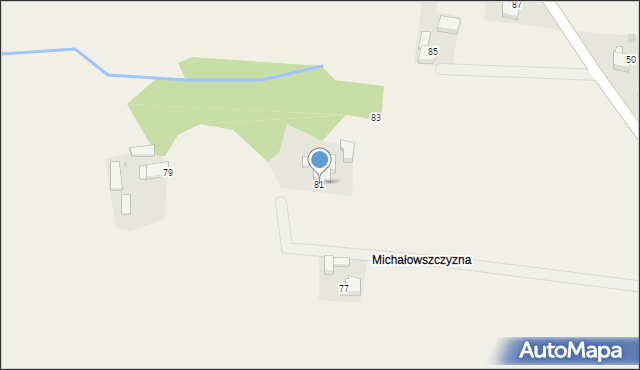 Frydrychowice, Górna, 81, mapa Frydrychowice