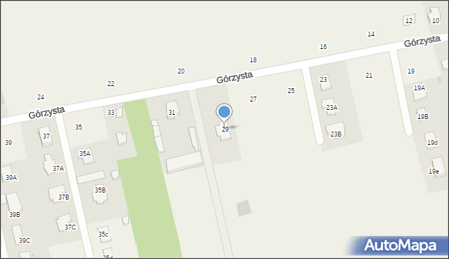 Giełczyn, Górzysta, 29, mapa Giełczyn