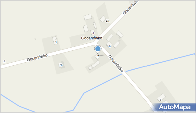 Gocanówko, Gocanówko, 7, mapa Gocanówko