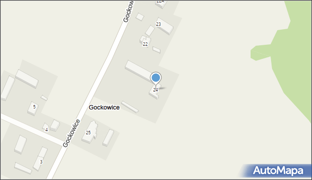 Gockowice, Gockowice, 24, mapa Gockowice