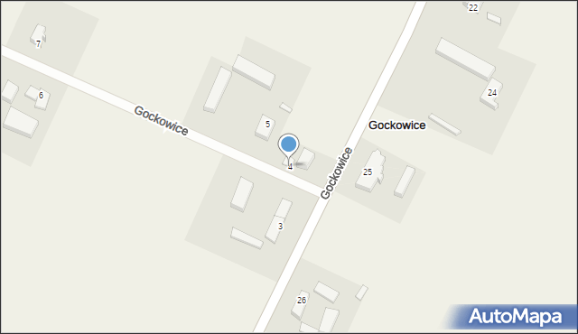 Gockowice, Gockowice, 4, mapa Gockowice