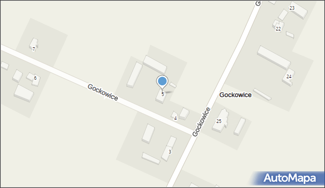 Gockowice, Gockowice, 5, mapa Gockowice