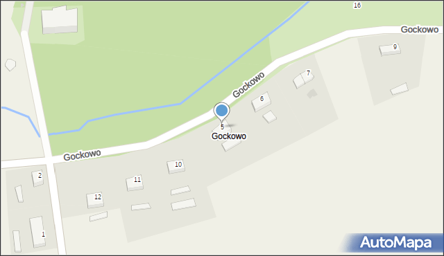 Gockowo, Gockowo, 5, mapa Gockowo
