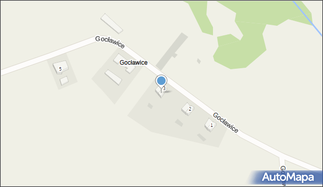 Gocławice, Gocławice, 3/1, mapa Gocławice