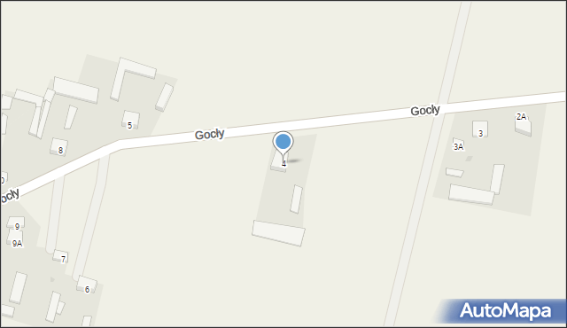 Gocły, Gocły, 4, mapa Gocły