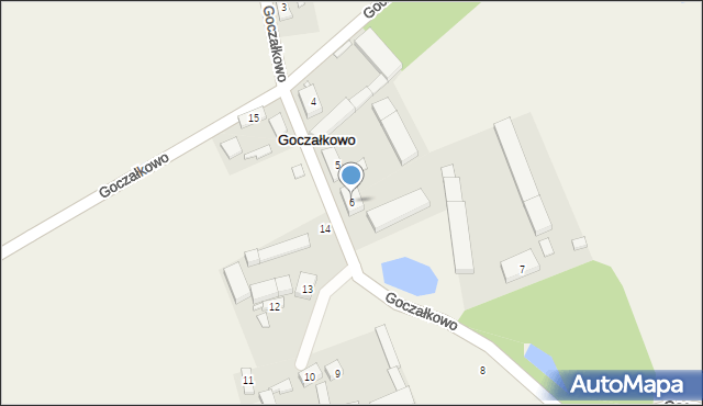 Goczałkowo, Goczałkowo, 6, mapa Goczałkowo