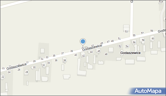 Godaszewice, Godaszewice, 41, mapa Godaszewice