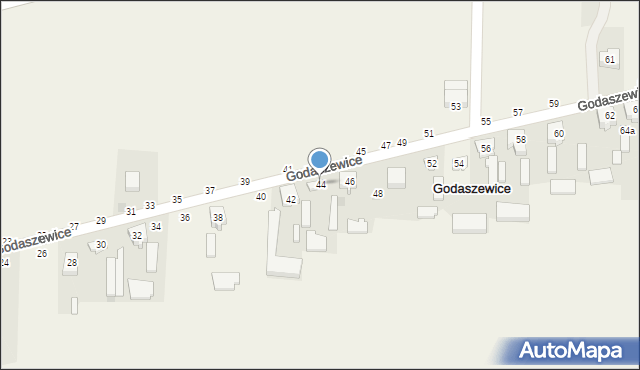 Godaszewice, Godaszewice, 44, mapa Godaszewice