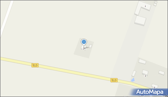 Godkowo, Godkowo, 1A, mapa Godkowo