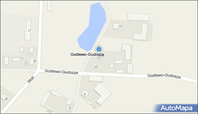 Godlewo-Gudosze, Godlewo-Gudosze, 11, mapa Godlewo-Gudosze