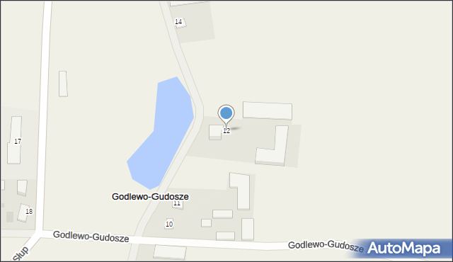 Godlewo-Gudosze, Godlewo-Gudosze, 12, mapa Godlewo-Gudosze