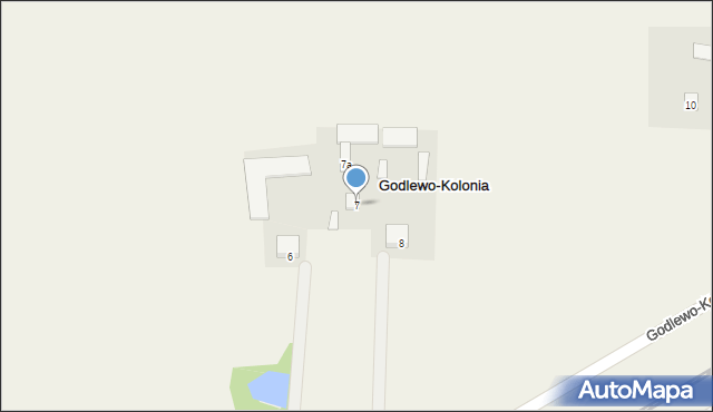 Godlewo-Kolonia, Godlewo-Kolonia, 7, mapa Godlewo-Kolonia