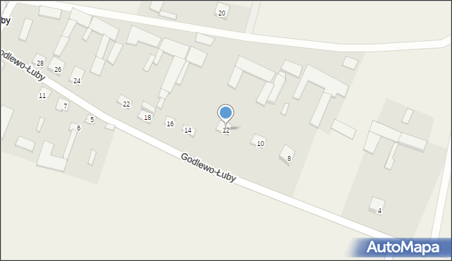 Godlewo-Łuby, Godlewo-Łuby, 12, mapa Godlewo-Łuby