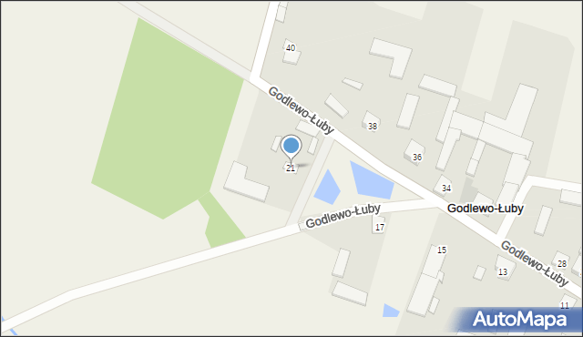 Godlewo-Łuby, Godlewo-Łuby, 21, mapa Godlewo-Łuby
