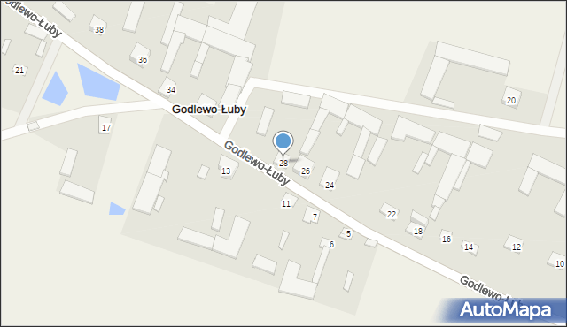 Godlewo-Łuby, Godlewo-Łuby, 28, mapa Godlewo-Łuby