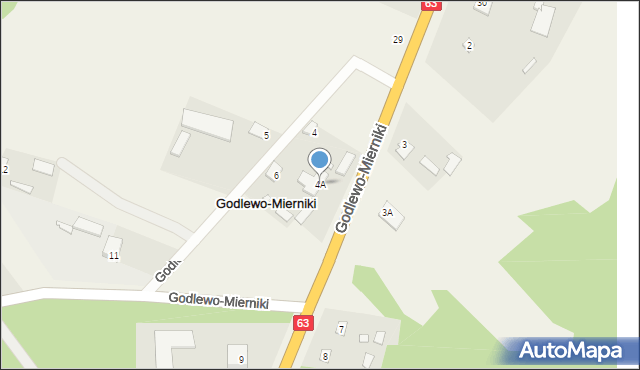 Godlewo-Mierniki, Godlewo-Mierniki, 4A, mapa Godlewo-Mierniki