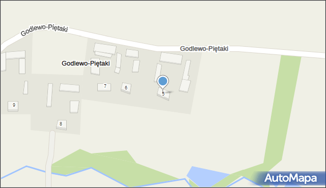 Godlewo-Piętaki, Godlewo-Piętaki, 5, mapa Godlewo-Piętaki