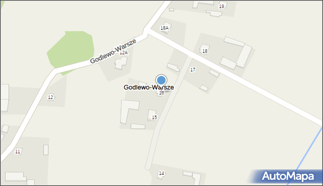 Godlewo-Warsze, Godlewo-Warsze, 16, mapa Godlewo-Warsze