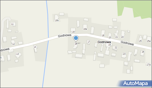 Godnowa, Godnowa, 15, mapa Godnowa