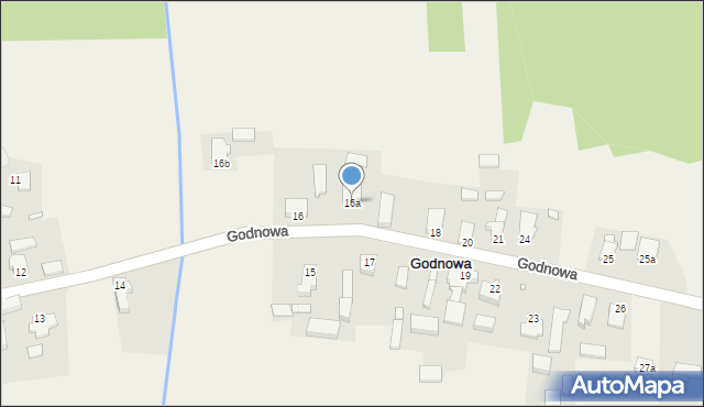 Godnowa, Godnowa, 16a, mapa Godnowa