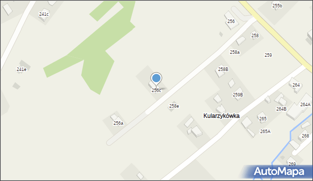 Godowa, Godowa, 256c, mapa Godowa